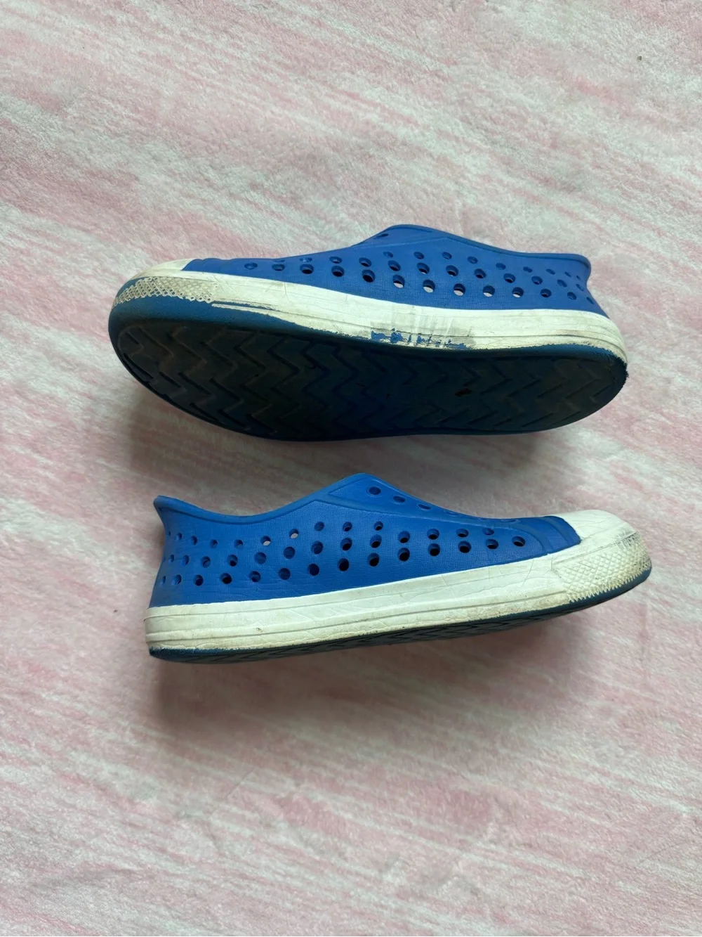 wonder nation Blue Slip-On Water Shoes with White Toe Cap